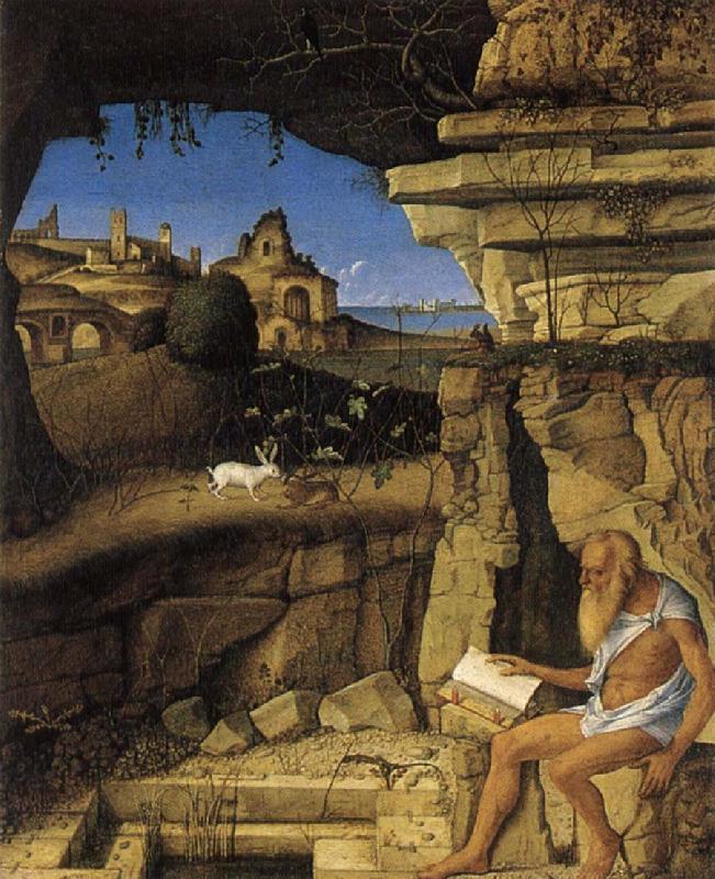 Giovanni Bellini The Holy Hieronymus laser Germany oil painting art